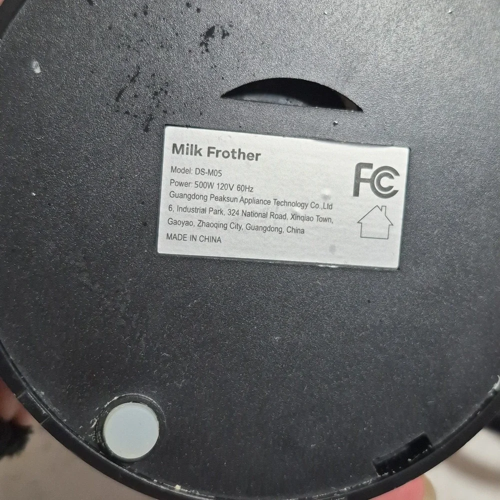 Electric Milk Frother Replacement Power Base Model DS-M05 500W 120V 60Hz